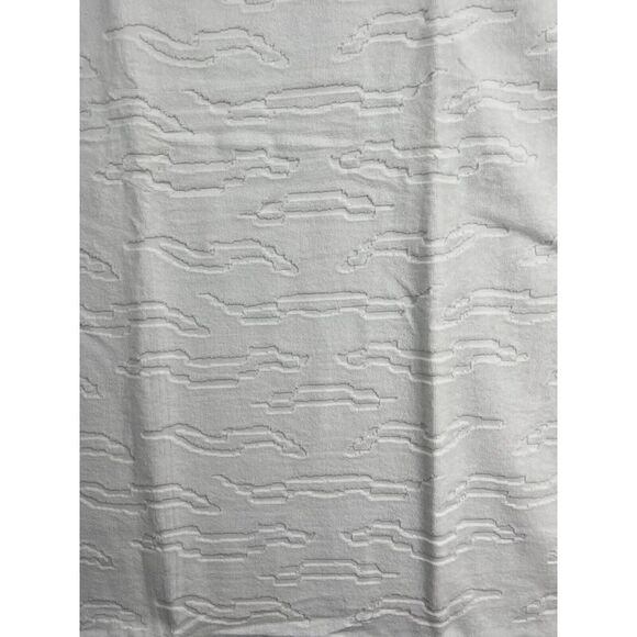 New Anthropologie Roseto Velour Towel Set of 2 Ivory - Picture 5 of 7